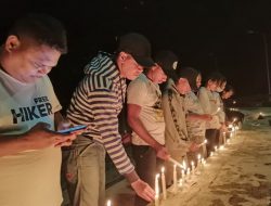 Aksi Bakar 1.000 Lilin dan Doa Bersama di Taman Kota Saumlaki