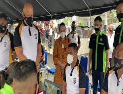 300 Personil Brimob Polda Maluku Ikut  Vaksin Tahap Pertama