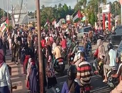 Organisasi Islam Kota Tual Maluku Tenggara Gelar Aksi Solidaritas Kepada Palestina