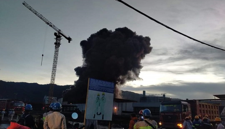 Kebakaran di Kawasan Smelter PT IWIP Maluku Utara, 15 Orang Luka Bakar Serius