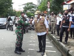 Kunjungan Pangdam XVI Pattimura ke Posko PPKM Berbasis Mikro di Kelurahan Batu Meja