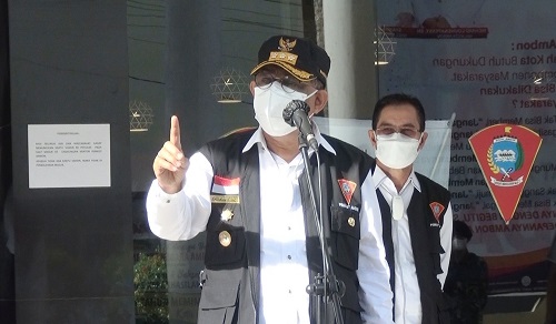 Walikota Ambon Ingatkan Satgas COVID-19 Utamakan Pendekatan Persuasif Humanis