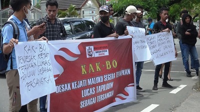 Demo Mahasiswa Kejati Maluku