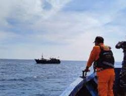 Tim SAR Gabungan Gunakan Kapal KPLP Tual Mencari Dua Warga Yang Tenggelam Dengan Speedboat