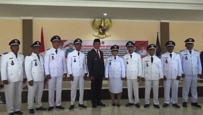 Bupati Maluku Tengah Tuasikal Abua Lantik KPN dan Pejabat KPN