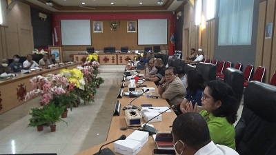 Komisi I DPRD Kota Ambon Gelar Rapat Dengar Pendapat Dengan BPN