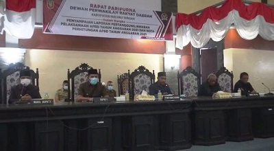 DPRD Maluku Tengah Gelar Sidang Paripurna LPP APBD Tahun 2021