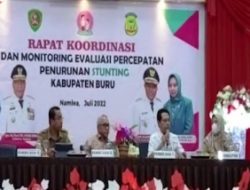 Pemprov Maluku dan Pemkab Buru Komtimen Percepat Penurunan Stunting