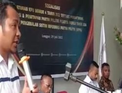 KPU Maluku Tenggara Sosialisasi PKPU Nomor 4 Tahun 2022