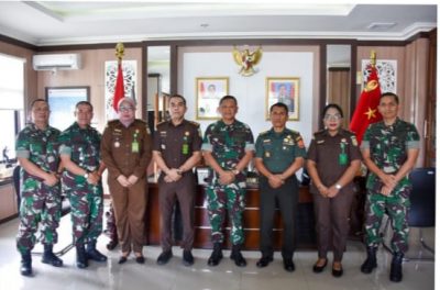 Aspidmil Kejati Maluku Kunjungan Kerja dan Koordinasi ke Kodam XVI/Pattimura