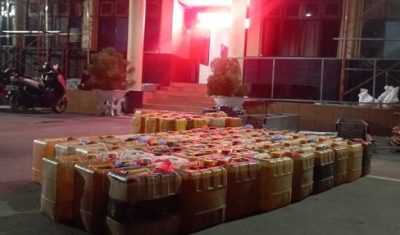 Ditreskrimsus Polda Maluku Gagalkan Penyelundupan 2.000 Liter Minyak Tanah