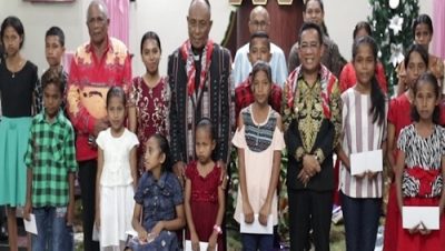 Pemkab Maluku Tengah Gelar Safari Natal di Jemaat GPM Getsemani Haria