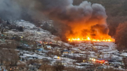 Kebakaran di Kota Kumuh Korea Selatan, 60 Rumah Terbakar dan 500 Orang Dievakuasi