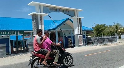 Pasar Rakyat Kairatu Sepi Pedagang dan Pembeli