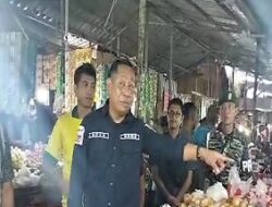 Jelang Hari Raya Iduladha 1444 H, Tim Gabungan Sidak Pasar Binaiya Masohi