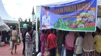 Pemkot Ambon Gelar Gerakan Pangan Murah