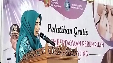 TP-PKK Maluku Tengah Gelar Pelatihan Gratis Hair Styling dan Make Up