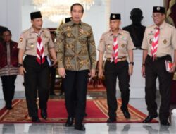 Presiden Jokowi Terima Kunjungan Kwarnas Gerakan Pramuka