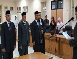 Sekretaris Daerah Maluku Tengah Melantik Tiga Pejabat Kepala Pemerintahan Negeri