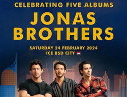 Denah dan Harga Tiket Konser Jonas Brothers di Indonesia