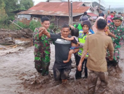 Banjir Lahar Dingin Gunung Marapi Menggenangi Desa Bukik Batabuah