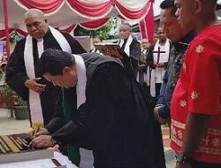 Sekum MPH Sinode GPM Resmikan Gereja Lawa Mahono Holy di Horale