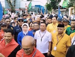Mirati-Daniel Resmi Daftar di KPU Malteng untuk Pilkada 2024