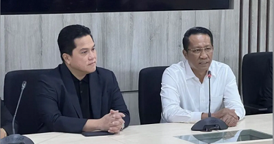 Supratman Andi Agtas dan Erick Thohir
