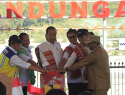 Presiden Jokowi Resmikan Bendungan Temef, Bendungan Terbesar di NTT