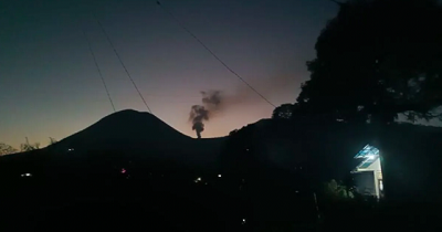 Gunung Lokon di Kota Tomohon