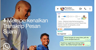 Ilustrasi Pesan Suara WhatsApp