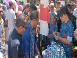 Wabup SBB Buka Pasar Murah di Dusun Tanah Goyang
