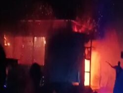 Pasar Langgur Terbakar, Tiga Ruko Ludes Dilalap Api