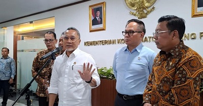 menteri koordinator bidang pangan zulkifli hasan