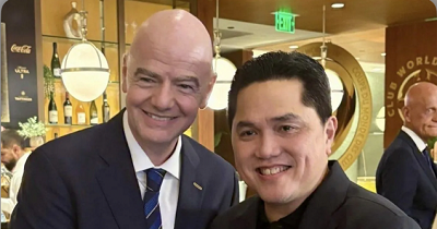 Erick Thohir dan Gianni Infantino