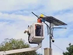 PLN dan Pemkab Malteng Pasang 400 Lampu Jalan Baru di Masohi