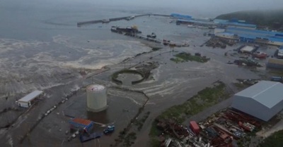 gempa dan tsunami terjang rusia