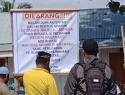 Keluarga Gura dan Ngidiho Palang Lahan Tuntut Pengakuan Hak Tanah Warisan