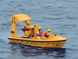 Detik-detik Ayah Selamatkan Putrinya yang Jatuh ke Laut dari Kapal Pesiar