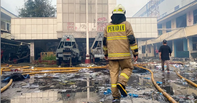 Markas Gegana di Jakpus Dilalap Api