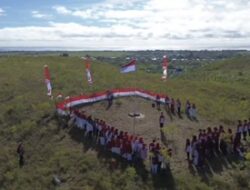 IKKTB Rayakan HUT ke-80 RI, Pengibaran Merah Putih di Puncak Gunung Tatanggo
