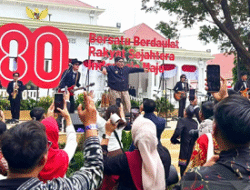 Ndarboy Genk Hibur Tamu Undangan, “Goyang” Istana Usai Upacara HUT RI ke-80