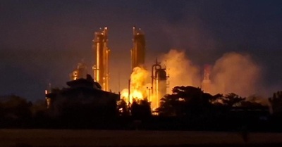 ledakan di kawasan pertamina