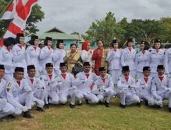 Peringatan HUT ke-80 RI di Kota Geser Berlangsung Aman dan Meriah