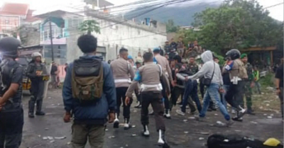 Polres Ternate Pulangkan 16 Mahasiswa Usai Demo Ricuh di DPRD