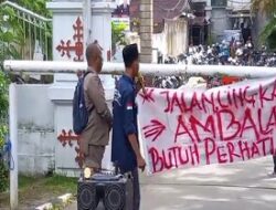 Desak Percepatan Status Jalan Lingkar Ambalau, Mahasiswa Gelar Demo