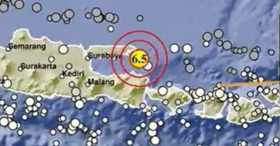 Gempa Magnitudo 6,5 Guncang Sumenep, Getarannya Terasa hingga Bangkalan
