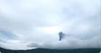 Gunung Ibu Erupsi, Semburkan Abu Setinggi 600 Meter