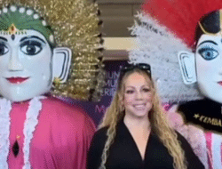 Mariah Carey Tiba di Jakarta, Disambut Meriah dengan Ondel-Ondel Betawi