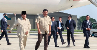 Prabowo Tiba di Tanah Air Usai Hadiri KTT Perdamaian Gaza